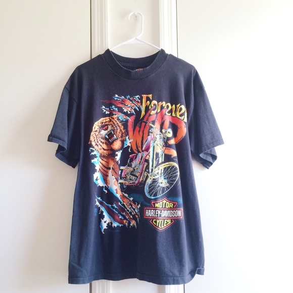 harley davidson tiger shirt